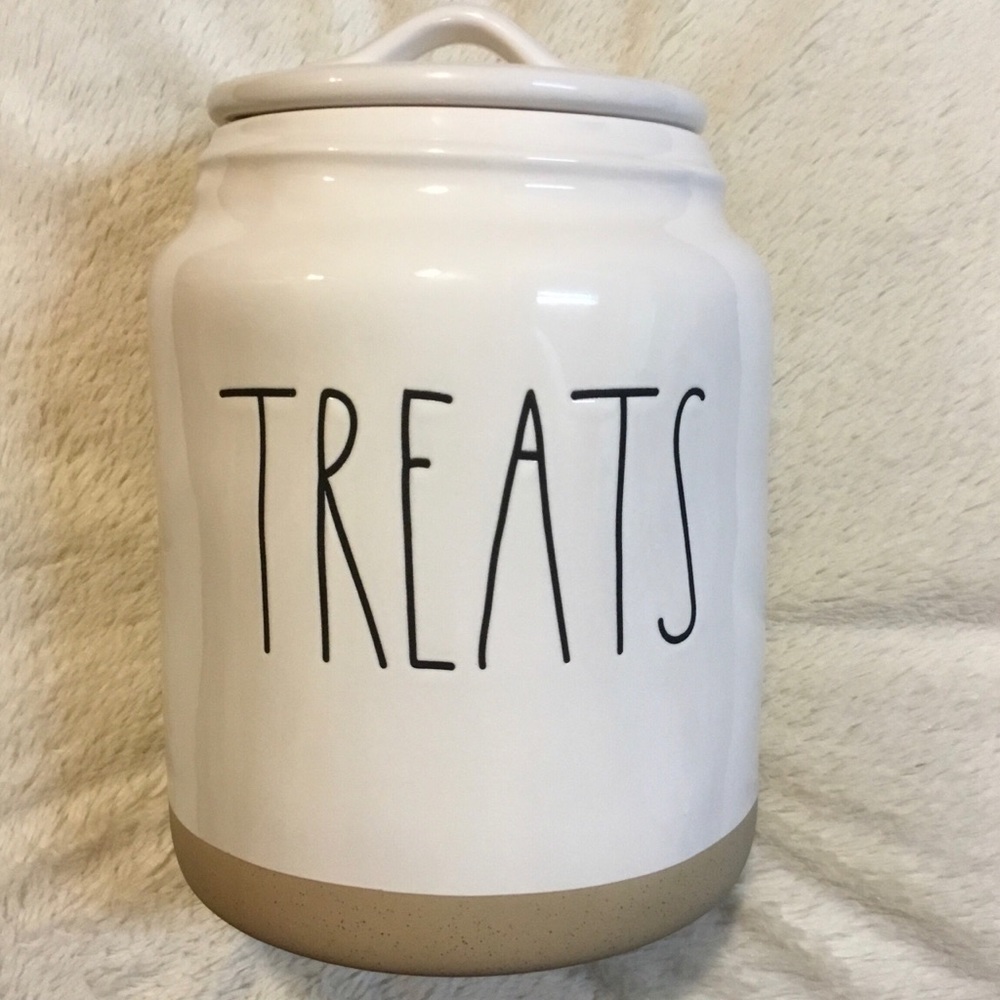 Rae Dunn LL TREATS Ceramic Canister NWT New